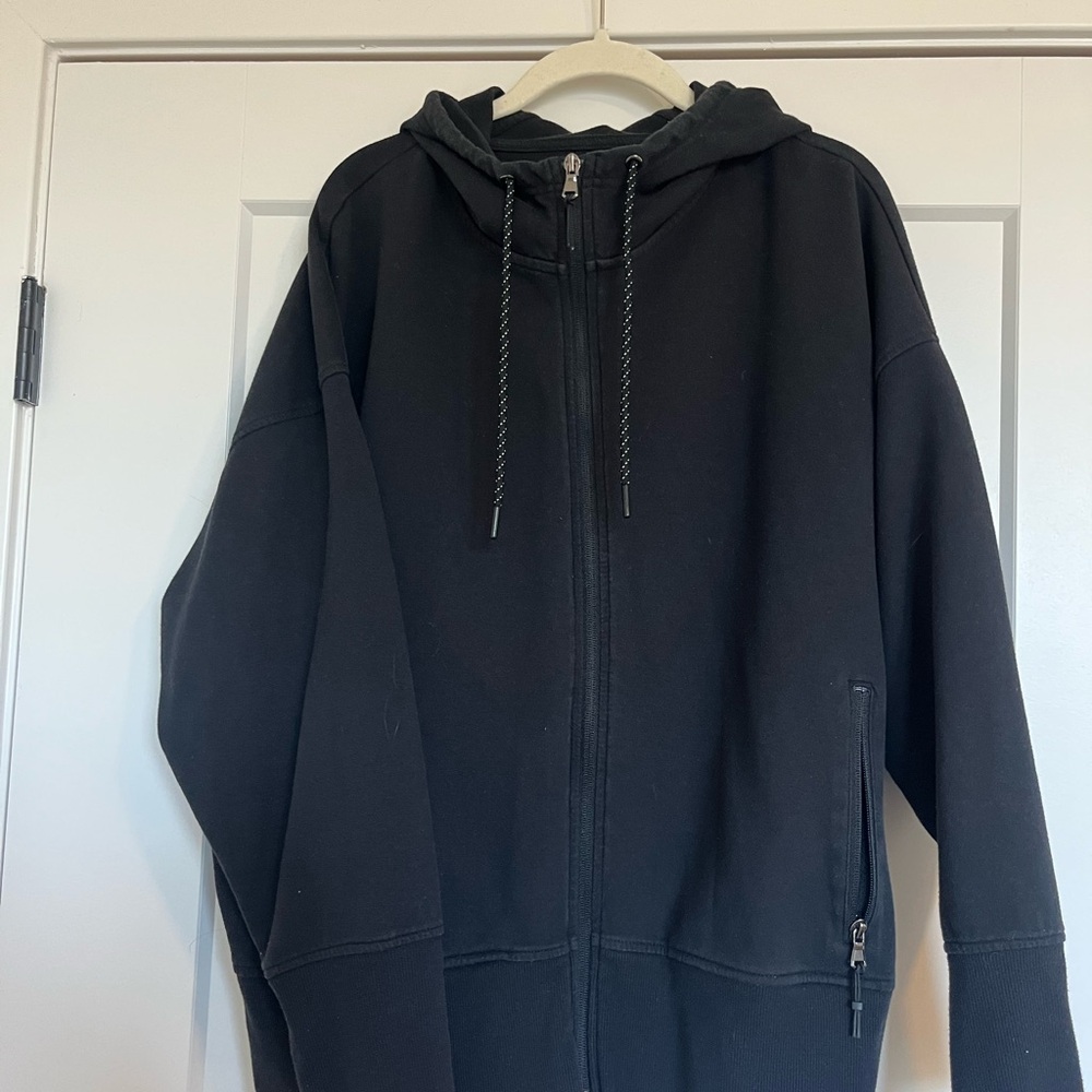 Old Navy Black Zip-Up Hoodie Jacket